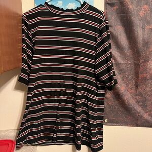 Torrid Red, White & Black Tee